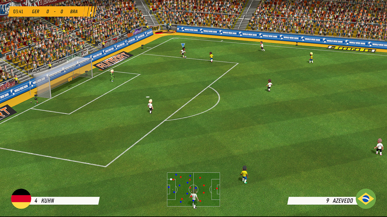 SUPER SOCCER BLAST：美洲对阵欧洲 截图 1